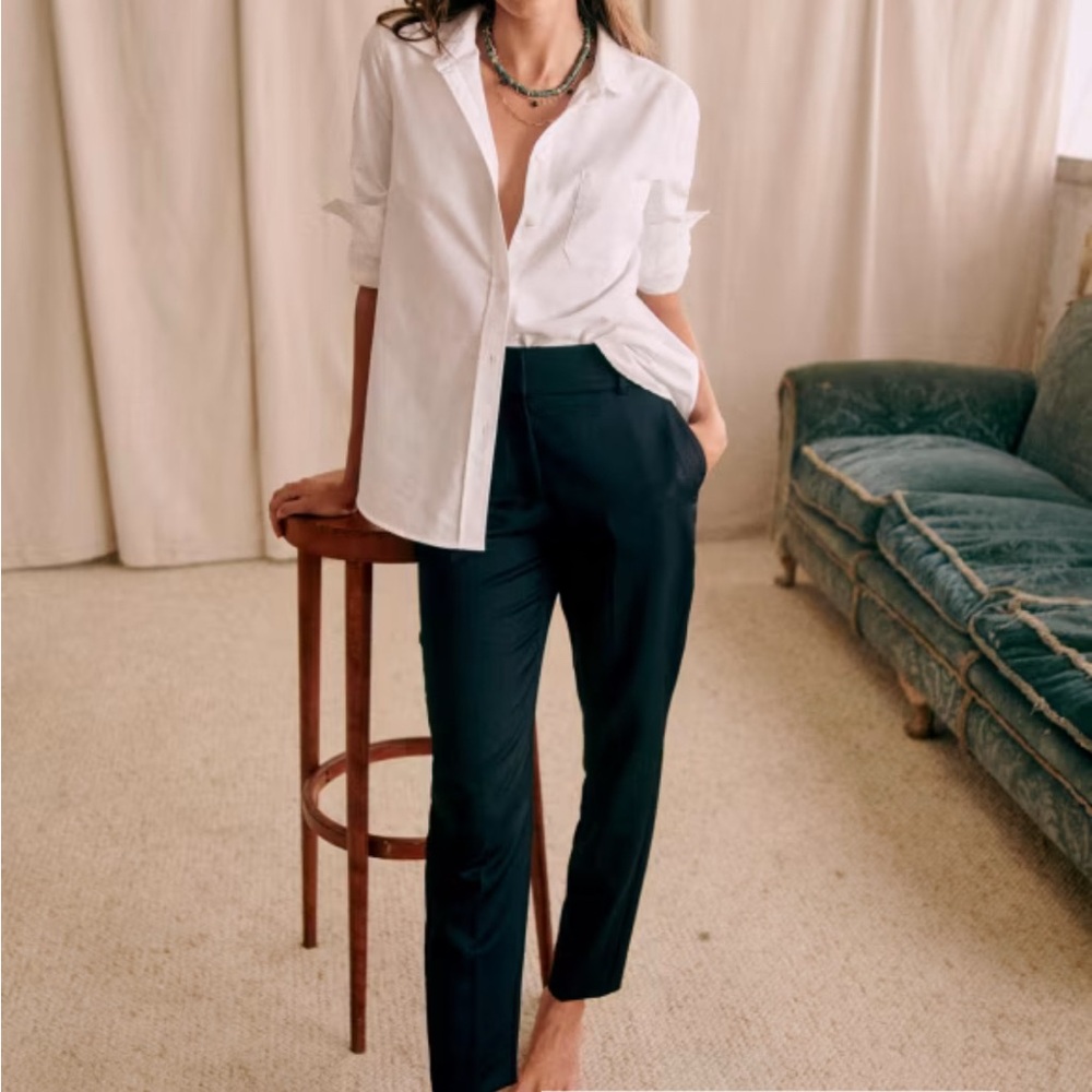 Sezane Tomboy Button down Shirt, Size 2
